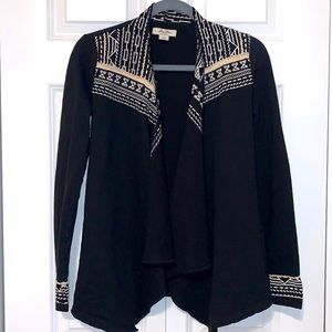 Aztec Embroidered Cardigan